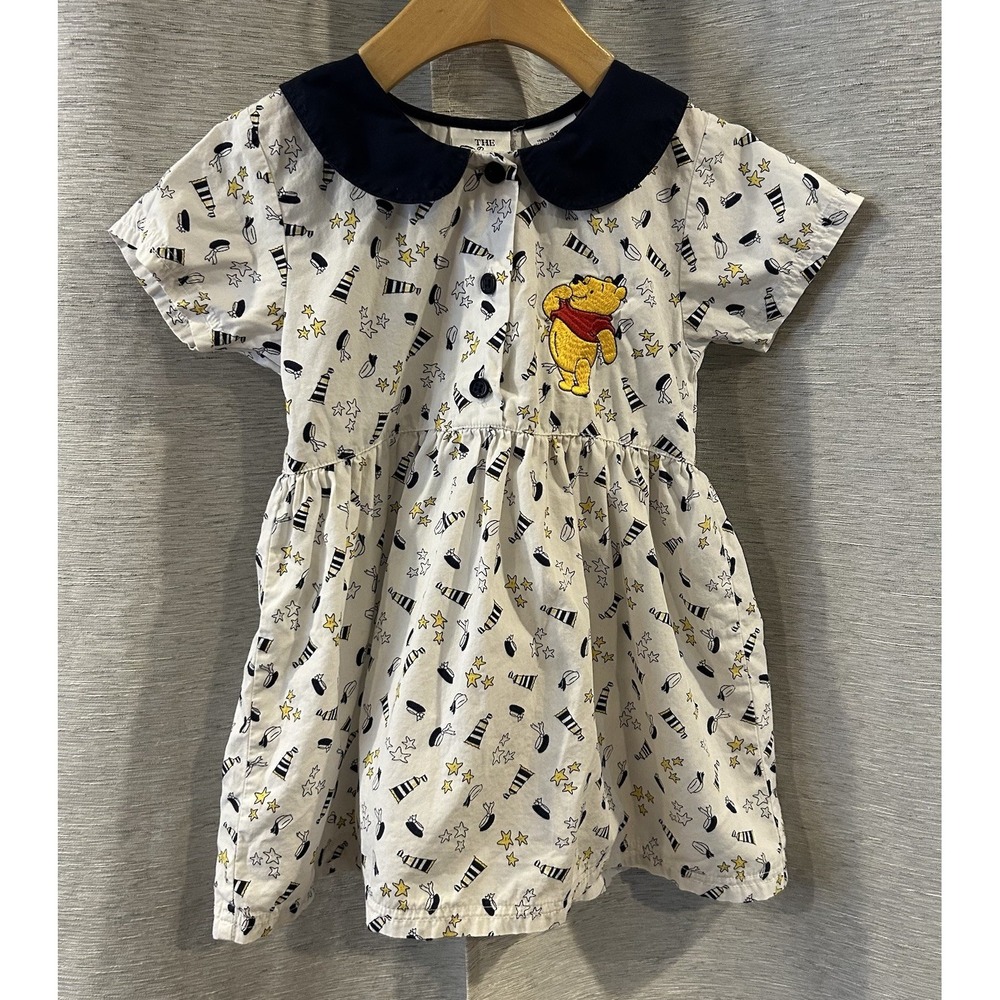 Disney Store Pooh By The Sea Nautical‎ Dress Size 3T